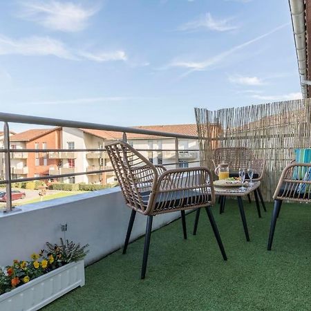 Splendid T2 Piscine En Ete Avec Terrasse, Airbus Et Aeroport Apartment Toulouse Exterior photo